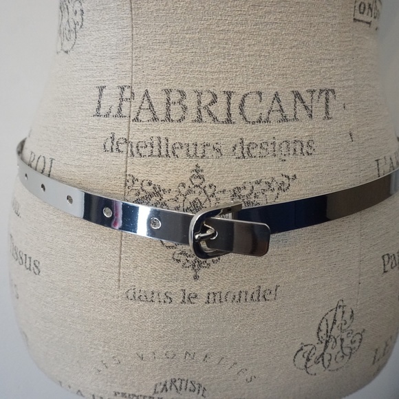 Anne Fontaine Silver Metal Waist Belt main image 6